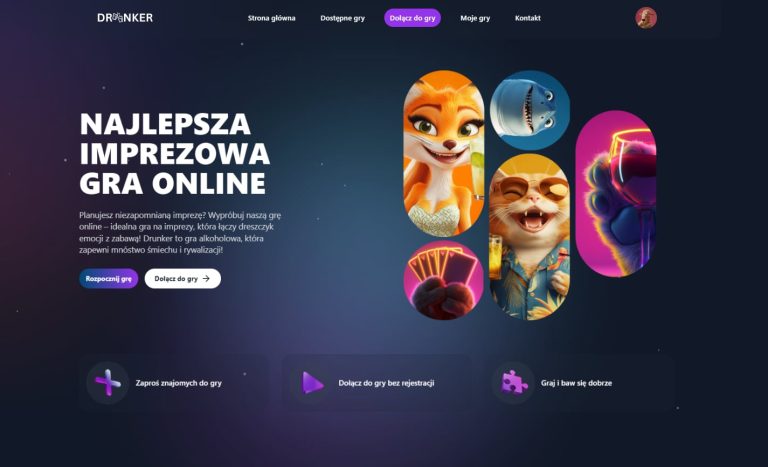 Drunker.pl interface