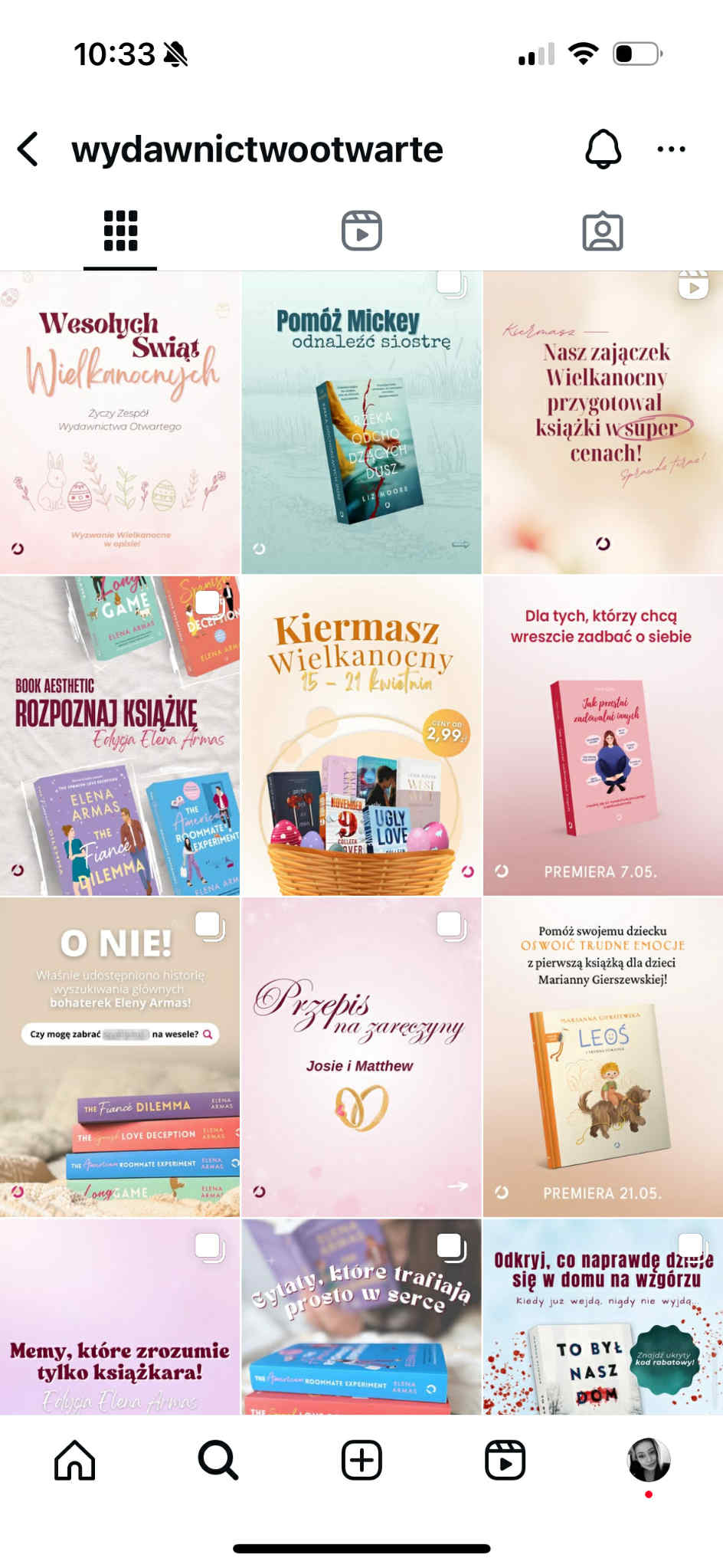 Wydawnictwo Otwarte - materiały social media